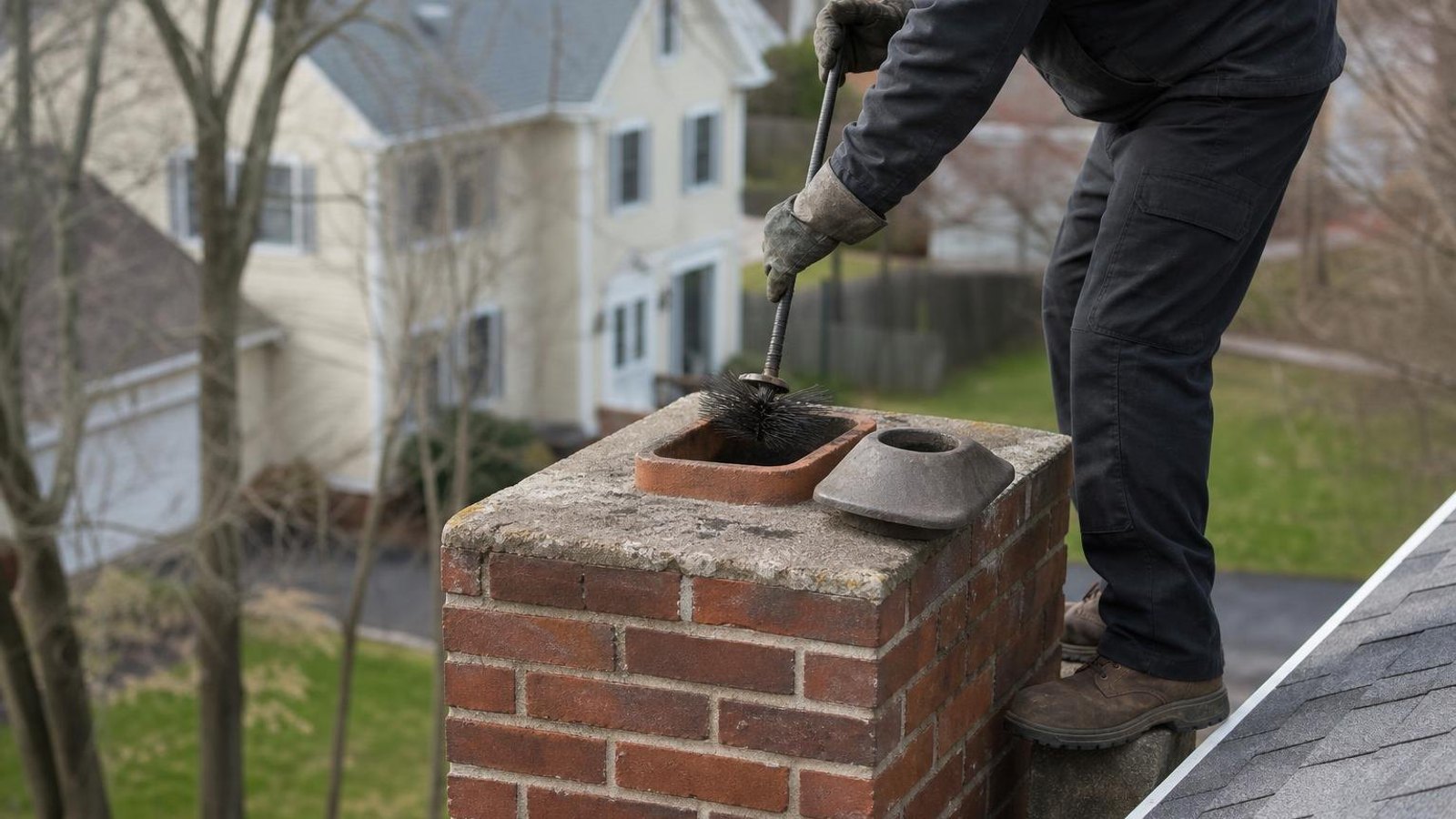 Practical chimney sweep & inspection in Boston